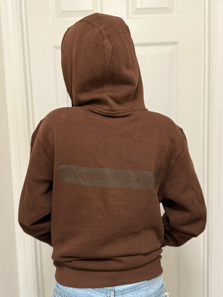 Hoodie Zippered-Embrace Shortstack Hawai`i Collab