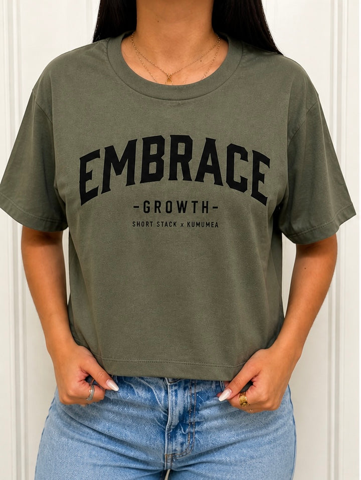 Crop Top-Embrace Shortstack Hawai`i Collab