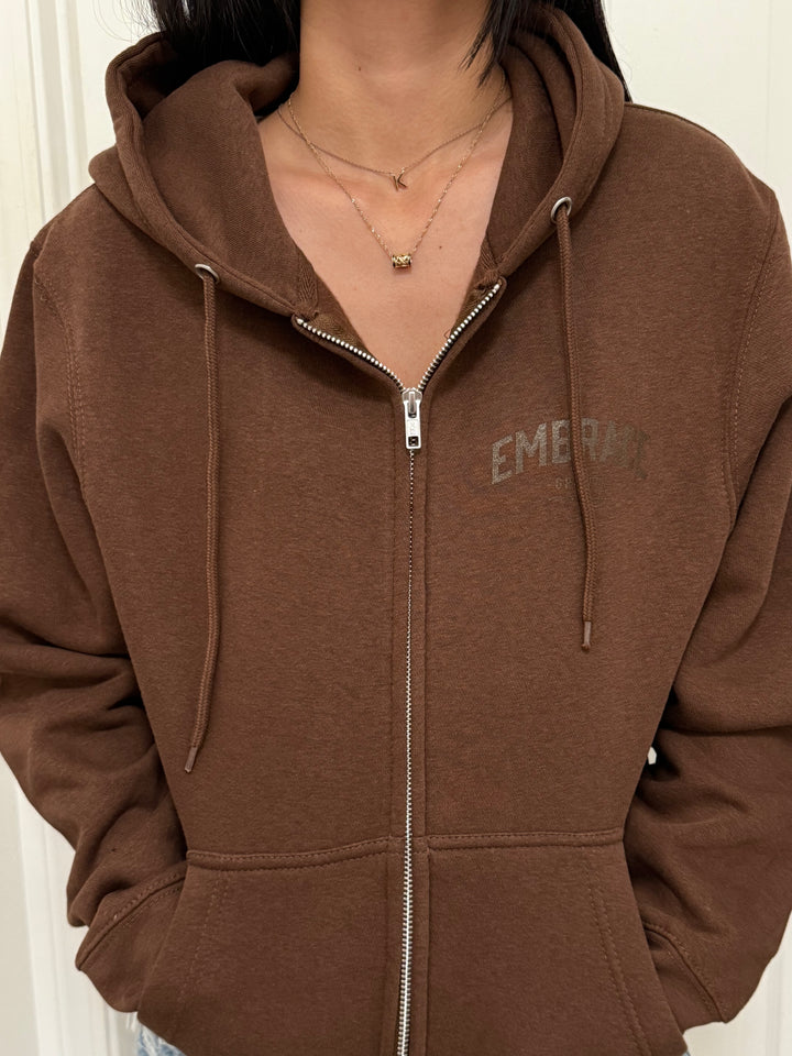 Hoodie Zippered-Embrace Shortstack Hawai`i Collab